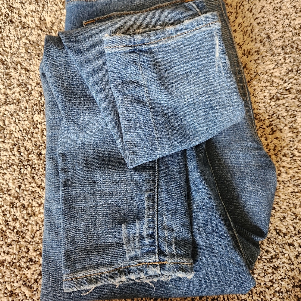 LOFT High waist skinny distressed denim - Picture 9 of 9
